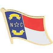 Eagle Emblems P09934 Pin-North Carolina (FLAG), (1-1/16")