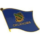 Eagle Emblems P09937 Pin-Oklahoma (Flag) (1