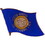 Eagle Emblems P09942 Pin-South Dakota (FLAG), (1-1/16")