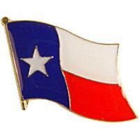 Eagle Emblems P09944 Pin-Texas (FLAG), (1-1/16")