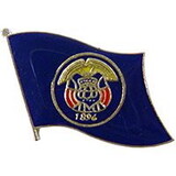Eagle Emblems P09945 Pin-Utah (FLAG), (1-1/16