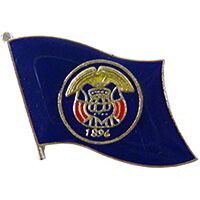 Eagle Emblems P09945 Pin-Utah (FLAG), (1-1/16")