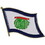 Eagle Emblems P09949 Pin-West Virginia (FLAG), (1-1/16")