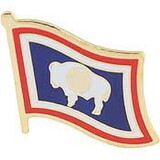 Eagle Emblems P09951 Pin-Wyoming (Flag) (1