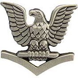 Eagle Emblems P10151 Pin-Usn,Petty Off.3Cl,Lf (7/8