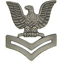 Eagle Emblems P10153 Pin-Usn,Petty Off.2Cl,Lf (7/8"x1")