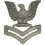 Eagle Emblems P10153 Pin-Usn, Petty Off.2Cl, Lf (1")