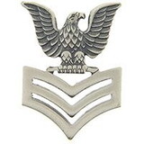 Eagle Emblems P10154 Pin-Usn,Petty Off.1Cl,Rt (7/8