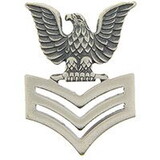 Eagle Emblems P10155 Pin-Usn,Petty Off.1Cl,Lf (7/8