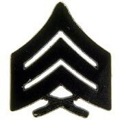 Eagle Emblems P10215 Rank-Usmc, E5, Sgt (Subdued) (1")