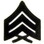 Eagle Emblems P10215 Rank-Usmc, E5, Sgt (Subdued) (1")