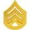 Eagle Emblems P10226 Rank-Usmc, E6, Staff Sgt (Gld) (1")