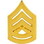 Eagle Emblems P10227 Rank-Usmc, E7, Gunnery Sgt (Gld) (1")