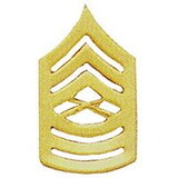 Eagle Emblems P10229 Rank-Usmc, E8, Master Sgt (Gld) (1-1/2
