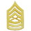 Eagle Emblems P10229 Rank-Usmc, E8, Master Sgt (Gld) (1-1/2")