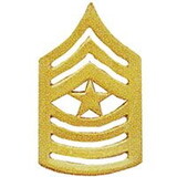 Eagle Emblems P10230 Rank-Usmc, E9, Sgt.Major (Gld) (1-1/2