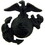 Eagle Emblems P10240 Pin-Usmc, Emblem, B3, Left Collar-Subdued (1")