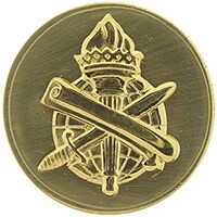 Eagle Emblems P10407 Pin-Army,Enl,Civil Afrs (GLD), (1")
