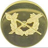 Eagle Emblems P10411 Pin-Army, Enl, Judge Adv (Gld) (1-1/16