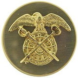Eagle Emblems P10416 Pin-Army, Enl, Quarter Mast (Gld) (1-1/16