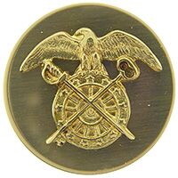 Eagle Emblems P10416 Pin-Army,Enl,Quarter Mast (GLD), (1")