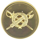 Eagle Emblems P10423 Pin-Army, Enl, Insp Gen (Gld) (1-1/16