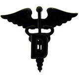 Eagle Emblems P10432 Pin-Army, Medic, Cad, Dental (Subdued) (1-1/8