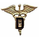 Eagle Emblems P10452 Pin-Army, Medic, Cad, Dental (Gld) (1-1/8