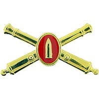 Eagle Emblems P10458 Pin-Army,Artillery,Coast (1-1/2")