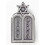 Eagle Emblems P10460 Pin-Army, Chaplains Cross- (Jewish) (1")