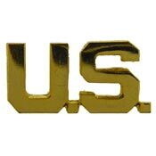 Eagle Emblems P10477 Pin-U.S.Letters (Gld) (1")