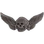 Eagle Emblems P12013 Wing-Death,Skull,Mini,Pwt (1-1/4")