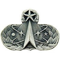 Eagle Emblems P12097 Wing-Usaf,Space Ops,Master (MINI), (7/8")