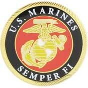 Eagle Emblems P12191 Pin-Usmc Logo,Semper Fi (1")