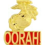 Eagle Emblems P12194 Pin-Usmc,Oorah! Ega (1-1/8")