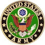 Eagle Emblems P12203 Pin-Army Symbol D (Reg) (1")