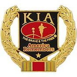 Eagle Emblems P12222 Pin-Kia, Honor Wreath Wwii (1-1/8