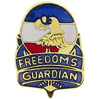 Eagle Emblems P12244 Pin-Army,Freedoms Guardian (1")