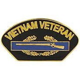Eagle Emblems P12248 Pin-Viet, Veteran, Cib (1-1/4