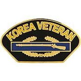 Eagle Emblems P12249 Pin-Korea, Veteran, Cib (1-1/4