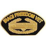 Eagle Emblems P12251 Pin-Iraqi Freed, Vet, Cab (1-1/4