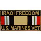 Eagle Emblems P12266 Pin-Iraqi Freed,Usmc,Vet. (1-1/8")