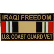 Eagle Emblems P12269 Pin-Iraqi Freed,Uscg,Vet. (1-1/8")