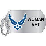 Eagle Emblems P12319 Pin-Usaf, Woman Veteran 