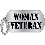Eagle Emblems P12327 Pin-Woman Veteran 