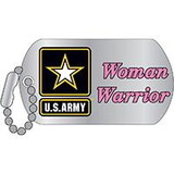 Eagle Emblems P12328 Pin-Army, Woman Warrior 