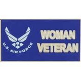 Eagle Emblems P12338 Pin-Usaf, Woman Veteran (1-1/4