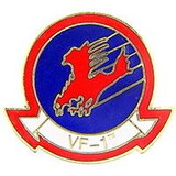 Eagle Emblems P12364 Pin-Usn,Vf-001,Wolfpack (7/8
