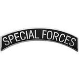 Eagle Emblems P12365 Pin-Spec, Forces, Tab (Slv/Blk) (1-5/16