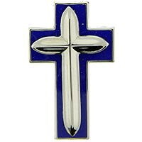 Eagle Emblems P12402 Pin-Usaf,Chaplain,Christian (1")